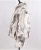 Genuine Rabbit Fur Coat Women Real Rabbit Fur Jacket Lady Winter Fur Overcoat Customized Big Size Mandarin Collar