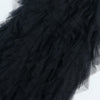 Women Mesh See Though Lace Patchwork Cascading Ruffles High Side Split Bodycon Maxi Dress Sexy Night Party Long Dresses