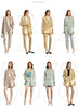 Minimalism Jacket Autumn Office Lady Blazer Women Vneck Tanks Women's Pants Female Shorts Sold Separately Blazers 12513018