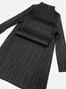 Tianpei Pleats Spring Autumn Winter Women Long Sleeve Comfortable Dress Korean Style Casual Designer Clothes