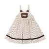 Autumn Winter Girls Vintage Sweet Lolita Jsk Dress Women Cute Bear Embroidery Plush Pocket Loose Corduroy Party Strap Dresses