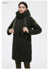 brand women's coat Women's winter jacket down parka warm outwear Female black patchwork thick jacket 020