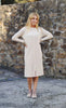 autumn winter o-neck button oversize long sweater dress chic loose knit dress women long dress Female chic sweater maixt dress