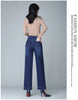 Winter Jeans for Women Velvet Warm Wide Leg Jeans Ladies Stretch Denim Pants Straight Trousers Fleece Cold Jean Mujer