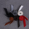Classic PU Leather Dress Tie Belts for Women, Soft Bowknot Belts for Ladies with No Buckle Pair with Jacket and Woolen Down