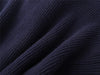 Autumn Winter Knitted Women's Sweater Loose Stitching Denim Jacket Fake Two-Piece Design Top Chaqueta Mujer Invierno