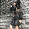 Embroidery Leopard Jeans Jacket Feminine Short Coats Distressed Brushed Streetwear Loose Spring Autumn Outwear Women's Jackets
