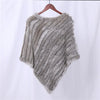 Genuine Rabbit Fur Knitted Natural Fur Poncho Wrap Coat Shawl Lady Scarf Natural Fur Wedding Party Cape