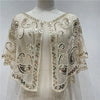 Women's 1920s Shawl Beaded Sequin Deco Evening Cape Bolero Flapper Cover Up European And American Wedding Dress Shawl On Stage