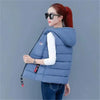 Autumn Winter Down Cotton Vest Women Short Jacket OuterWear All-Match Sleeveless Waistcoat Vests Woman Coat 3XL