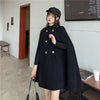 Autumn Winter Plus Size Women Coat Woolen Cloth Cloak Loose Overcoat Female Manteau Femme Hiver Oversize