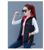 Autumn Winter Down Cotton Vest Women Short Jacket OuterWear All-Match Sleeveless Waistcoat Vests Woman Coat 3XL
