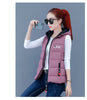 Autumn Winter Down Cotton Vest Women Short Jacket OuterWear All-Match Sleeveless Waistcoat Vests Woman Coat 3XL