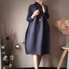 Pleated Classical Vintage Dress Turtleneck Loose High Aesthetic Designer Women Abayas Elegant Clothing