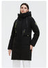 brand women's coat Women's winter jacket down parka warm outwear Female black patchwork thick jacket 020