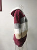 Customizable Uzzdss Winter Women Coat Casual Stitching Plaid Clothes Hooded Zipper Ladies Coat Women Jacket