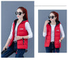 Autumn Winter Down Cotton Vest Women Short Jacket OuterWear All-Match Sleeveless Waistcoat Vests Woman Coat 3XL