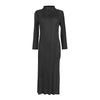 Tianpei Pleats Spring Autumn Winter Women Long Sleeve Comfortable Dress Korean Style Casual Designer Clothes