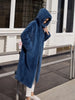 Women Winter Faux Fur Coat Hooded Long Fur Coats Thick Warm Female Plush Plus Size Loose OverCoat
