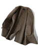 Handmade 90%Wool Women Plaid Blazer Coat Elegant Chic Wool Blend Khaki Blue Winter Coats