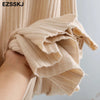 autumn winter o-neck button oversize long sweater dress chic loose knit dress women long dress Female chic sweater maixt dress