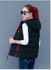 Autumn Winter Down Cotton Vest Women Short Jacket OuterWear All-Match Sleeveless Waistcoat Vests Woman Coat 3XL