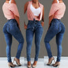 Belted High Waist Skinny Jeans Women Loose Stretch Denim Long Pants Skinny Jeans Women Stretch Denim Long Pants