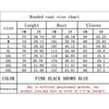 Customizable Uzzdss Winter Women Coat Casual Stitching Plaid Clothes Hooded Zipper Ladies Coat Women Jacket