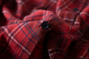 Spring Autumn Women Casual Plaid Night Dress Female 100% Cotton Nightgown Long Sleeve Sleepshirts Large Size Home Dress