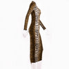 leopard print long sleeve slim bodycon sexy dress autumn winter women streetwear party festival dresses outfits