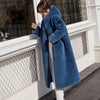 Women Winter Faux Fur Coat Hooded Long Fur Coats Thick Warm Female Plush Plus Size Loose OverCoat