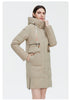 brand women's coat Women's winter jacket down parka warm outwear Female black patchwork thick jacket 020