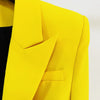 High Street Runway Designer Suit Set Women's Single Button Blazer Flare Pants Suit
