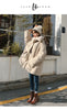 Women White Duck Down Coat Winter Female Scarf OverSize Jackets Round Neck Loose Thicken Parkas Warm Outwear