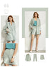 Minimalism Jacket Autumn Office Lady Blazer Women Vneck Tanks Women's Pants Female Shorts Sold Separately Blazers 12513018
