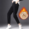 Korean Autumn And Winter High Waist Harem Pant Trousers Pants for women Thick Casual Pants Women's Corduroy Warm Pants