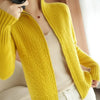 Women's Cardigan Knitted Jacket Spring Autumn Korean All-Match Slim Sweater Large Size Tops Female S-6XL свитер