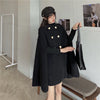 Autumn Winter Plus Size Women Coat Woolen Cloth Cloak Loose Overcoat Female Manteau Femme Hiver Oversize