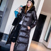Winter Long Down Jacket Women's Thick Cotton Parkas Outwear Plus size 4XL Loose Windproof Hooded Snow Coat Female