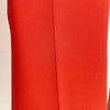 Designer Blazer Suit Set Women's Single Button Red Blazer Flare Pants Suit