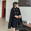 Autumn Winter Plus Size Women Coat Woolen Cloth Cloak Loose Overcoat Female Manteau Femme Hiver Oversize
