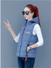 Autumn Winter Down Cotton Vest Women Short Jacket OuterWear All-Match Sleeveless Waistcoat Vests Woman Coat 3XL