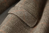 Handmade 90%Wool Women Plaid Blazer Coat Elegant Chic Wool Blend Khaki Blue Winter Coats