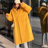 Women Winter Faux Fur Coat Hooded Long Fur Coats Thick Warm Female Plush Plus Size Loose OverCoat