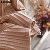elegant OL turtleneck slim long Sweater dress women Thick knit Autumn Winter dress female Slim A-line basic dress casual