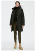 brand women's coat Women's winter jacket down parka warm outwear Female black patchwork thick jacket 020
