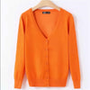 6XL Plus Size Women Knitted Cardigan Coat Solid Color Red Winter Casual V-Neck Long Sleeve Crochet Knit Sweater Coat Female Top