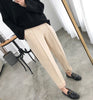 Thicken Women Pencil Pants Autumn Winter Trousers OL Style Female Work Suit Pants Loose Female Trousers Capris 6648