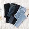 Jeans Female Denim Pants Black Color Womens Jeans Woman Stretch Bottoms Skinny Pants For Women Trousers 38