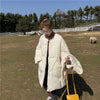 Women White Duck Down Coat Winter Female Scarf OverSize Jackets Round Neck Loose Thicken Parkas Warm Outwear